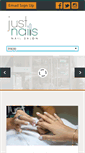 Mobile Screenshot of justnailspanama.com